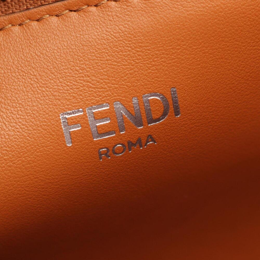 Fendi Peekaboo I.U Medium 2-Way Handbag, Leather, Men's, Gray (7VA529) - Picture 4 of 7